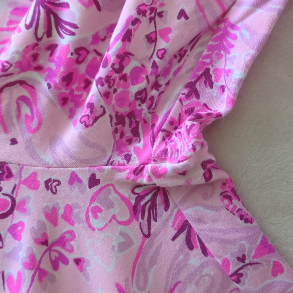 Lilly Pulitzer Emora Knit Pull-on Pants Jogger Pink Blossom Wild About You Small - Picture 10 of 16